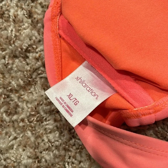 Neon Orange Bikini Top with Fringe | Fringe | Neon Bikini | Bright | Swim - Picture 5 of 14